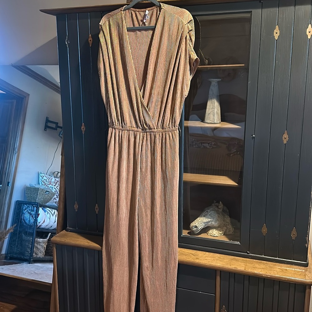 Rose gold jumpsuit